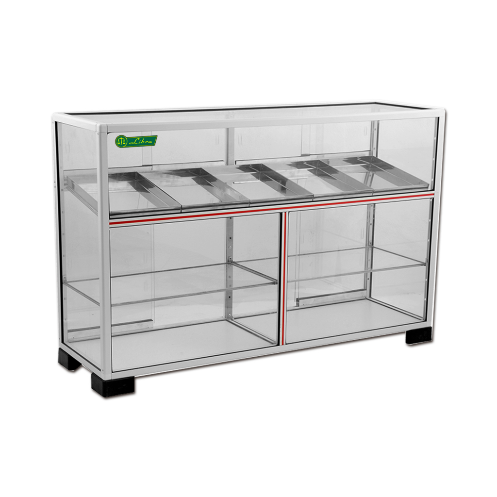 MOSTRADOR FACT.3 BAND. ACERO INOX.-550-